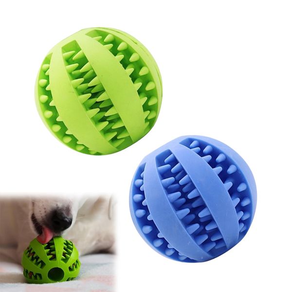 Dog Treat Dispenser Interactive Ball Dog Toy Ball, 2 Pcs Puncture Resistance Treat Dispenser Dog Toy for Treat Ball Dog Toy Slow Feeder Interactive Dog Toy Teeth Cleaning Fetching Training for Puppy