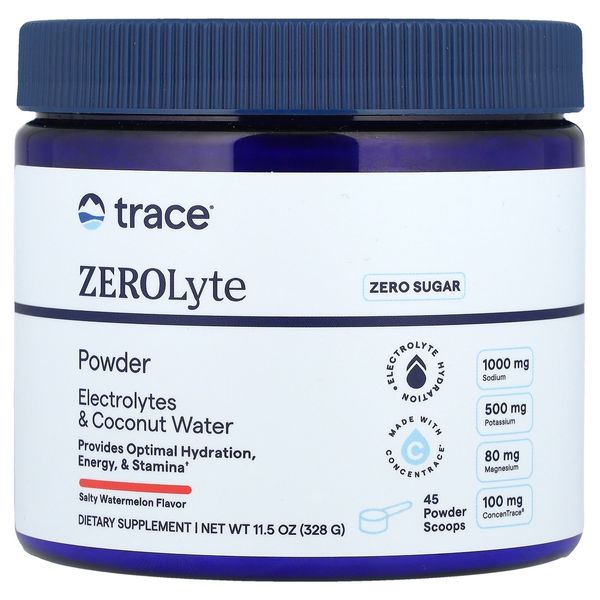 ZEROLyte Powder, Salty Watermelon, 11.5 oz (328 g)