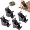 4 Pack Folding Brackets,  Lock Extension Support Bracket Foldable Self Lock Hing