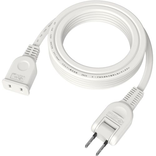 Extension Cord, 3 m, White, Outlet, 1 Socket, 180 Degree Swing Plug, Power Extension Cord, 15A, 1500W, 3 Meters, Fire Prevention Insulation Cap, Power Tap, 3 m, Power Supply, 1.6 ft (3 m), Power
