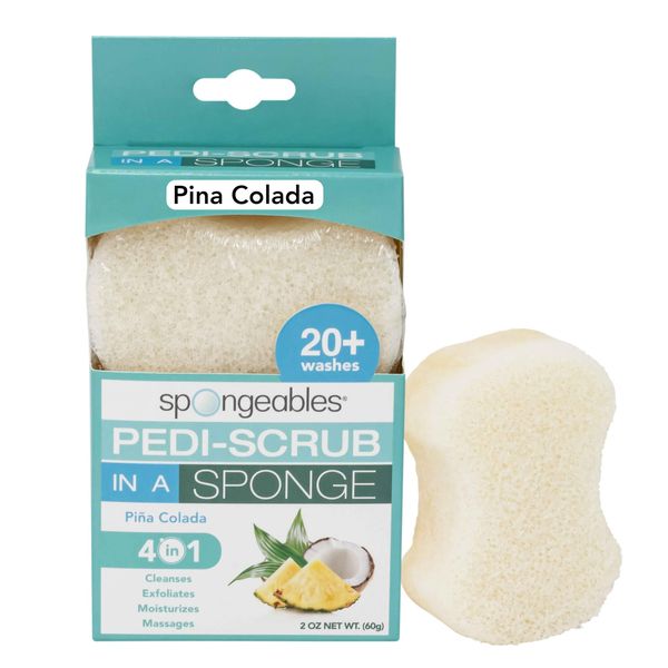 Premium Exfoliating Sponge with Olive Oil and Vitamin E Spa Experience 1 Count