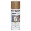 Rust-Oleum 7274830 Stops Rust Metallic Spray Paint, 11 Ounce, Antique Brass