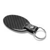 Chevrolet Silverado Carbon Fiber Oval Shape Key Chain
