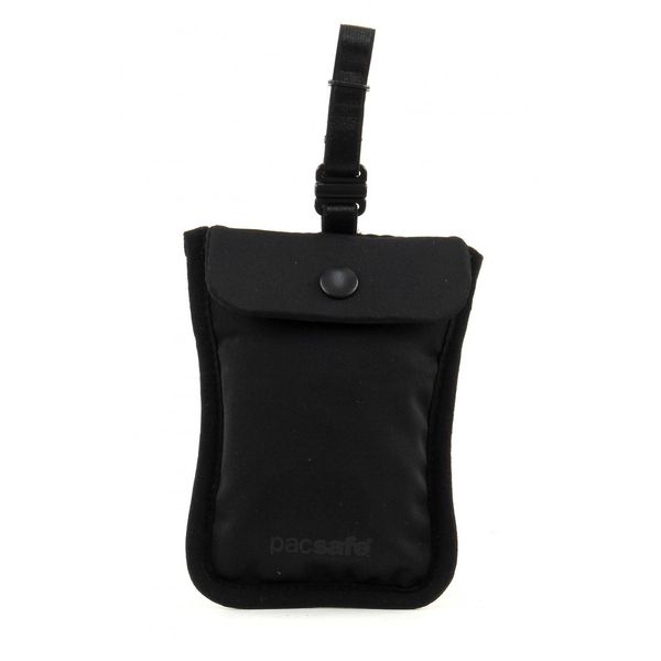 Pacsafe CoverSafe S25 Anti-Theft Bra Pouch, black, 9 cm, Neck pouch