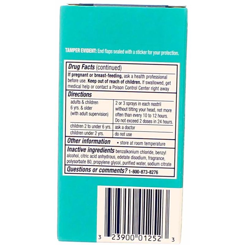 Vicks Sinex Severe Nasal Spray with Menthol 0.50 oz (Pack of 4 ...