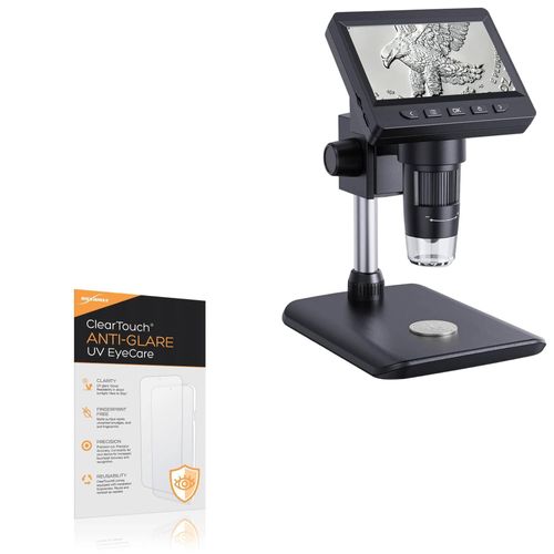 BoxWave Screen Protector Compatible with Aopick Digital Microscope (4.3 in) - ClearTouch Anti-Glare Anti-UV EyeCare (2-Pack), Filters Out Harmful Blue Light Reduce Fatigue