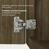 50Packs 1-1/4" Overlay Soft Close Face Frame 105° Compact Cabinet Hinge Hardware