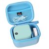 Mchoi Hard Case Suitable for Phomemo P12/P12 Pro Label Maker & Label Tapes, Waterproof Shockproof Printer Handheld Labeler Protective Case (Blue)