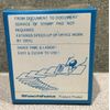 Shachihata Xstamper "THIRD NOTICE" Pre-Inked Re-Inkable Tile Stamp (NOS) 1013