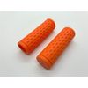 Beatus BMX MTB Bicycle Grip Rubber Non-Slip Timples (Orange)