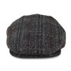 Jaxon & James Harris Tweed Loch Alsh Flat Cap - Grey Multi L