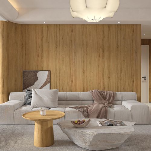 Light Brown Oak Wood Contact Paper Peel and Stick Wood Grain Wallpaper 15.74"x118" Self Adhesive Removable Countertop Wrap for Kitchen Waterproof Wallpaper Backsplash Wood Vinyl Wrap for Furniture Car