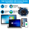 Svpro USB Camera Module 8MP High Definition Webcam USB Board Camera 1/3.2" CMOS IMX179 Mini UVC Camera with 1m USB Cable,Plug and Play OpenCV Camera for 3D Printer Micro Machine Vision Camera