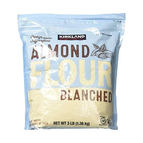 Kirkland Signature Almond Flour Poached California 3 lbs, 3 lbs (1 Pack)