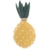 Mina Victory Plush Lines Pineapple Yellow 20" X 12" Throw Pillow