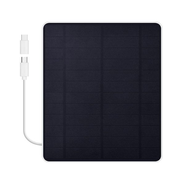 5W Solar Panel for Security Camera with Extension Cable IP65 Waterproof 3950-