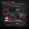 Smart Battery Charger, 6/12v Trickle Float Charger Maintainer For Car Motorcycle