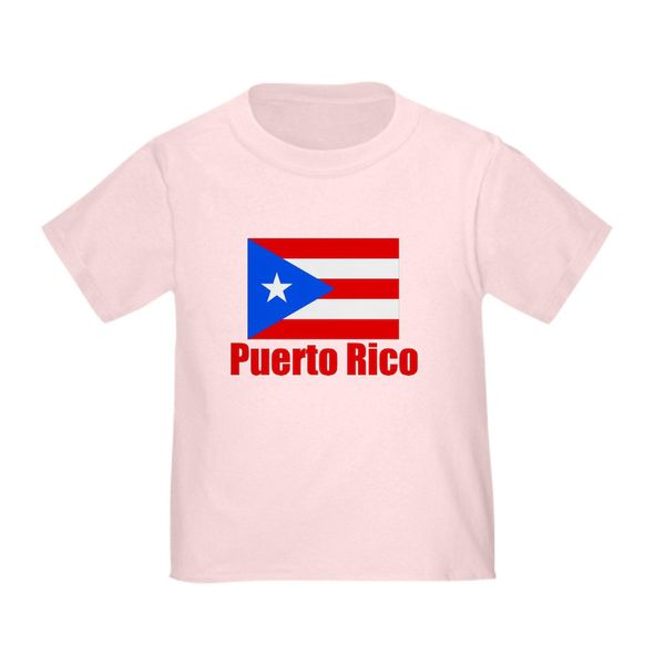 CafePress Puerto Rico Flag Toddler T Shirt Cute Toddler T-Shirt, 100% Cotton