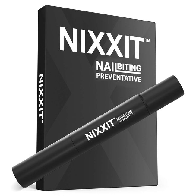 NIXXIT Nail Biting Treatment for Kids - Stop Thumb Sucking for Kids,  Toddlers, Children - No Bite Nail Polish Pen - Non Glossy - Bitter Taste -  Safe 