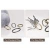 sourcing map Spring Oval Ring, 4Pcs 2.36 Inch Round Spring Snap Clip Trigger Spring Keyring Buckle for Bags Purses Keychain, Bronze