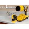Drillbrush Grout Cleaner Brush Kit - Bathroom Drill Brush Attachment Set