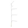 Household Essentials Hinge-It Clutterbuster Family Towel Bar, Valet White
