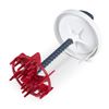 Zyliss E970050U Smooth Blend Mixer and Dispenser, Plastic, Clear/White/Grey/Red