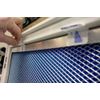 21x21x1 Electrostatic Washable Permanent A/C Furnace Air Filter - Reusable - Silver Frame