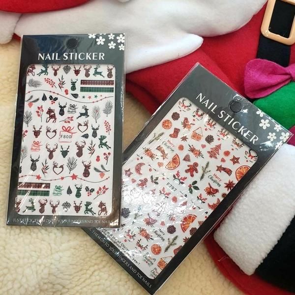 Deco Sticker Christmas Nail Deco Pedi Sticker (W9A11E0)