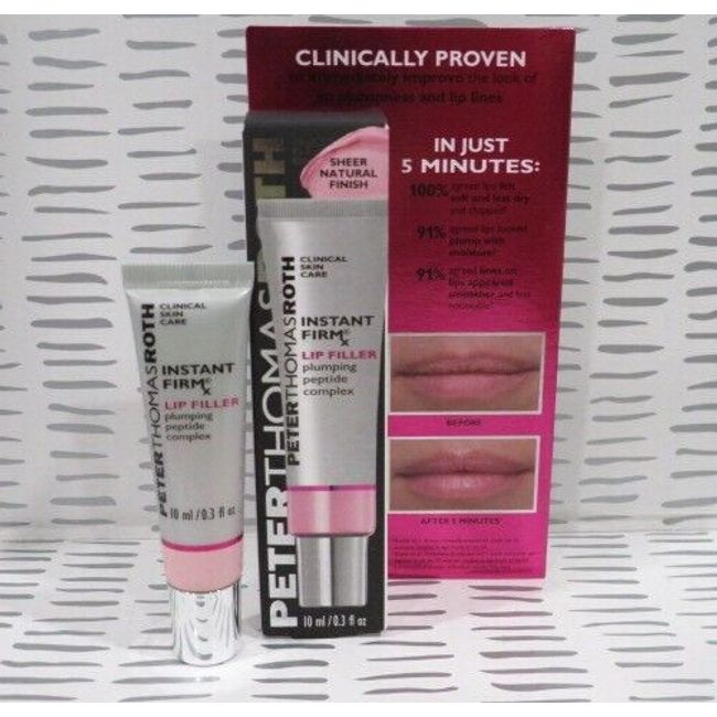 PETER THOMAS ROTH INSTANT FIRM LIP FILLER PLUMPING PEPTIDE COMPLEX 0.3 OZ