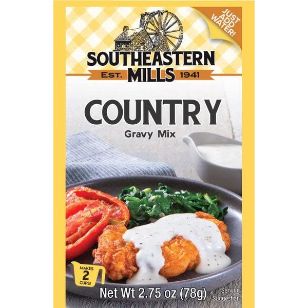 Southeastern Mills Country Gravy Mix, 4.5 Oz. Package (Pack of 4)