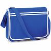 BagBase - Retro Messenger - Bright Royal/White, Medium