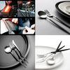 Kuchipole Single Item Table Fork GO.04 Silver x Black