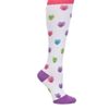 Nurse Mates Compression Support Wide Calf Sock 2-Pair Pack (Owls)