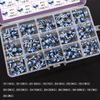 Taiss 15 Values 100-2M Ohm Variable Resistor Potentiometer 6mm Potentiometer Assortment Kit with Transparent Plastic Box
