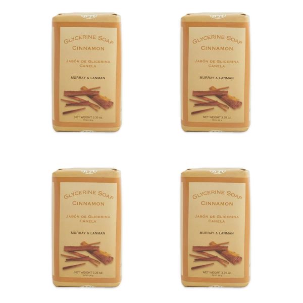 Murray & Lanman Cinnamon Soap Bar 3.35 Oz (Pack of 4)