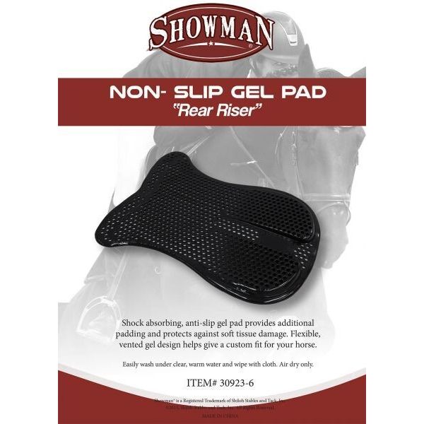 REAR RISER Non-Slip Vented GEL PAD Shock Absorbing Flexible Vented Washable