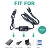 SNOW DEER USB Cable for Heated Gloves Socks Hats Rechargeable Battery (USB Cable)