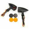 2X Universal Motorcycle LED Turn Signals Lights Bullet Direction Indicator Lamps