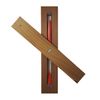 HSE Cedar Box Sauna Sand Timer (15 Minutes, Rust Red)