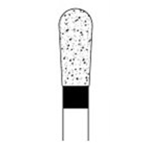 Osung 237EX-21F Dental Diamond Burs, Pear Shape, Fine Grit Multi-Use, (Pack of 5)