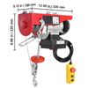 Electric Hoist Crane Winch 440 lbs 328 ft Wireless & 14 ft Wired Remote