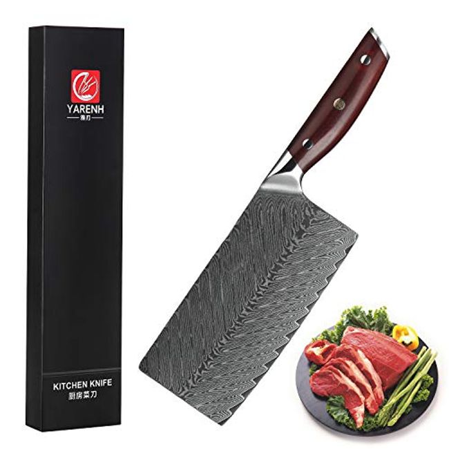 Damascus Chinese Cleaver Knife Set 4 Piece-KTF Series