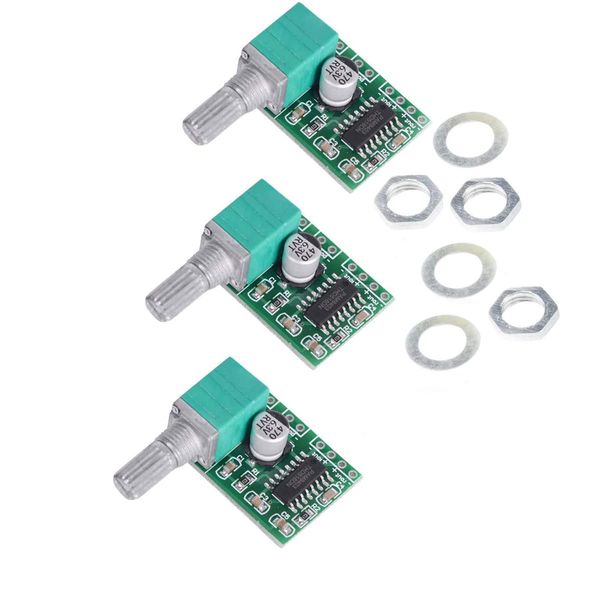 VKLSVAN 3pcs PAM8403 2X3W Mini 5V Digital Amplifier Board USB Power Supply Audio Amplifier Module