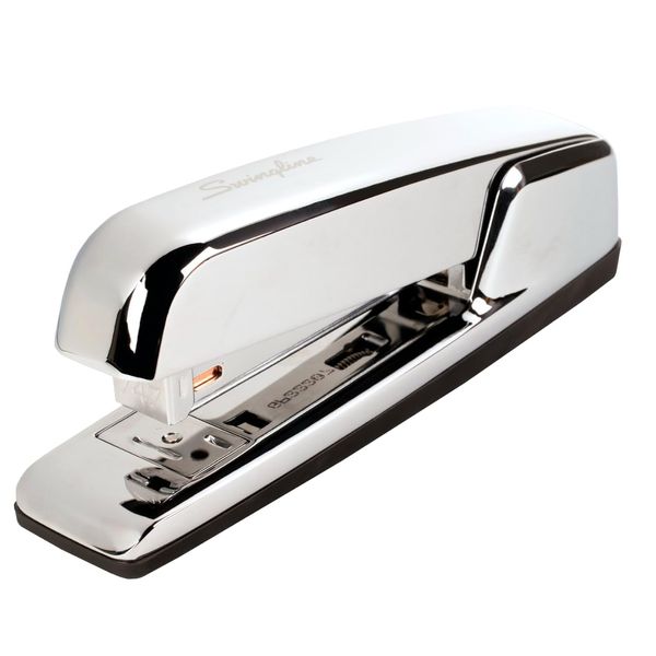 Swingline Stapler, 747 Iconic Desktop Stapler, 25 Sheet Capacity, Desk, Office, Chrome (74720)