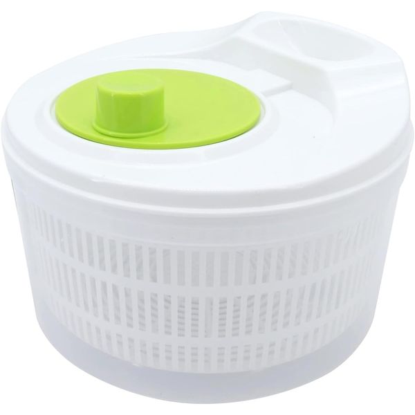 Aggloz | Good Grips Little Salad & Herb Spinner, Deluxe Salad Spinner and Dresser, Easy to Clean, Easy Spin Mechanism, Compact Storage, BPA Free