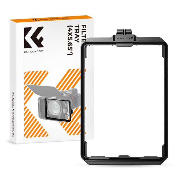 K&F Concept 4 x 5.65 Filter Tray Square Filter Frame for Matte Box
