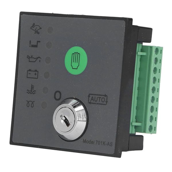 Diesel Generator Set Controller Module, Automatic Start/Stop Control Module with 5 Protection Generator Controller for Diesel Generator Set