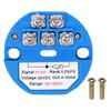 sourcing map -50-250C RTD PT100 Temperature Sensor Transmitter Module 4-20MA DC24V Temperature Amplifier for Thermocouple, PLC Modules