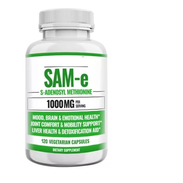 SAM-e 1000mg, High Potency  Anxiety Relief Mood Liver & Joint 120 Caps